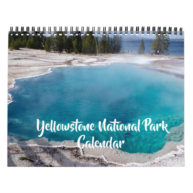 Calendário Medium Size Yellowstone Park Calendar (Capa)