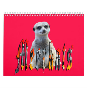 Calendário Meerkat with Style USA Holidays 2019,
