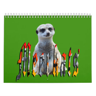 Calendário Meerkats with Style Australian Holidays 2019,