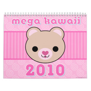 Calendário mega de Kawaii 2010