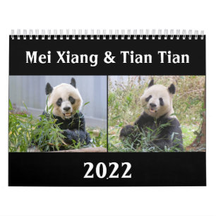 Calendário Mei Xiang & Tian Tian 2022