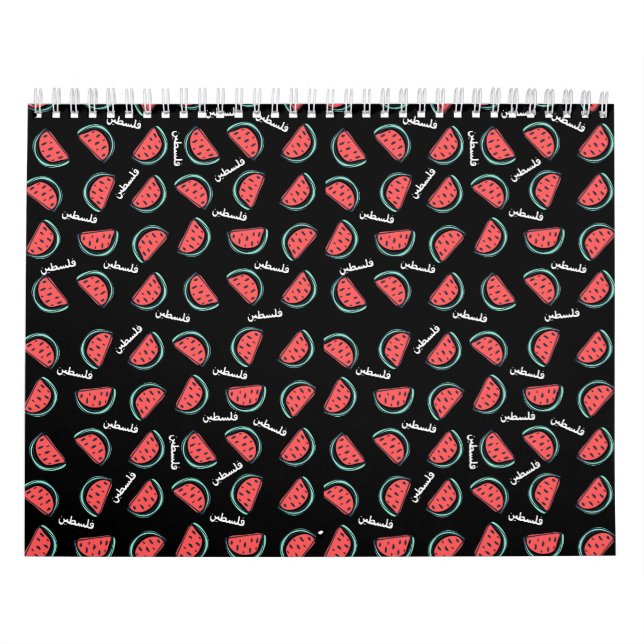 Calendário Melancia Livre Palestina Falastena Palestiniana (Capa)