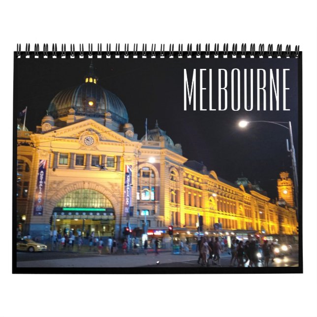 Calendário melbourne australia 2025 (Capa)