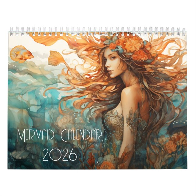 Calendário Mensal da Sereia 2025 (Capa)