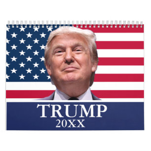 Calendário Mensal do Donald Trump