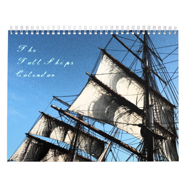 Calendário mensal dos navios altos (Capa)