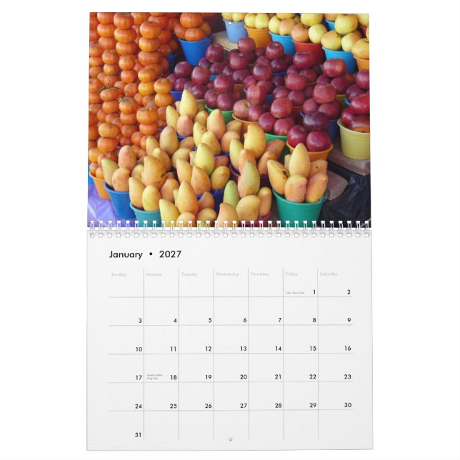 CALENDÁRIO MERCADOS MEXICANOS, 2013, CALANDER (Jan 2027)
