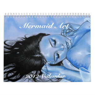 Calendário Mermaid Fantasy Art 2012 Calendar