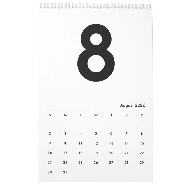 Calendário Meses A Preto 2020 ~ Peppers Leslie (Ago 2026)