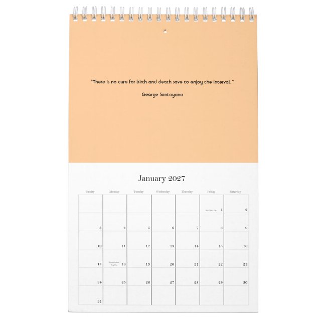 Calendário Meu ano 2008 (Jan 2027)