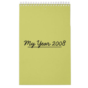 Calendário Meu ano 2008