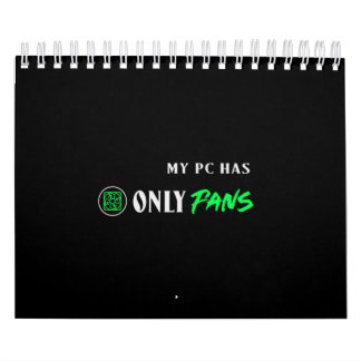 Calendário Meu PC tem apenas ventiladores