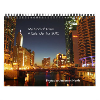 Calendário Meu tipo da cidade