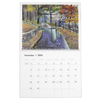 Calendário Michael White's Passionate Pastels Calendar 2026