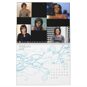 CALENDÁRIO MICHELLE OBAMA, PRIMEIRA SENHORA AMERICANA