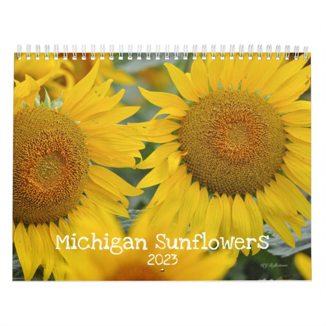 Calendário Michigan Sunflowers (Capa)