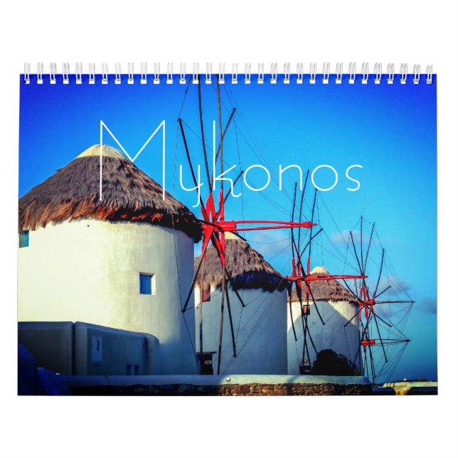 Calendário Míconos (Capa)