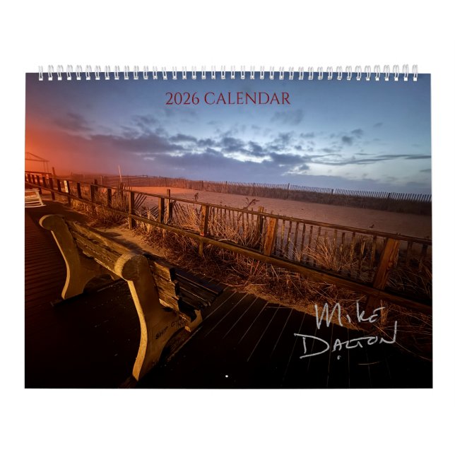 Calendário Mike Dalton Calendar 2026 (Capa)