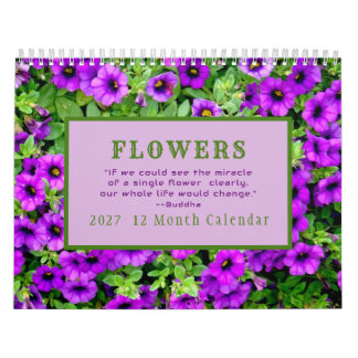 Calendário Milagre das Flores/Calendário 2027