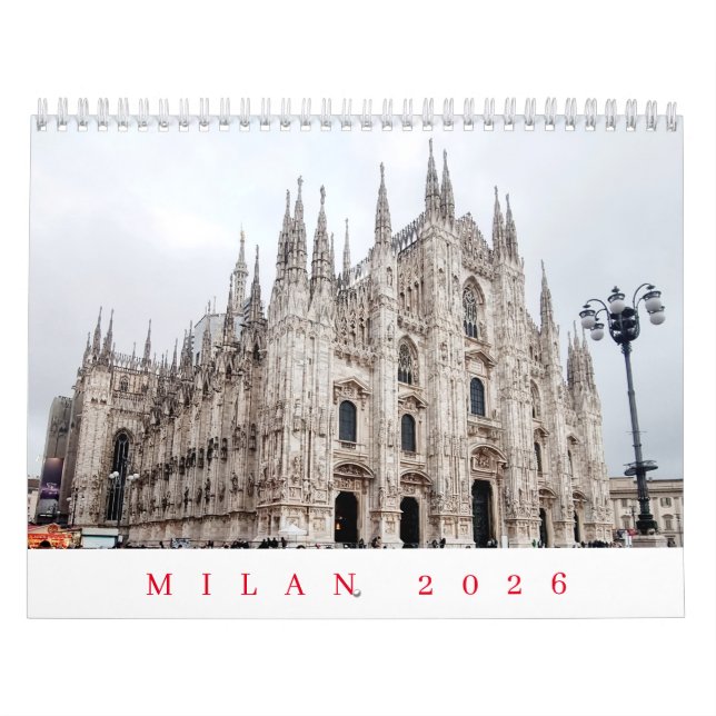 calendário Milão 2026 (Capa)