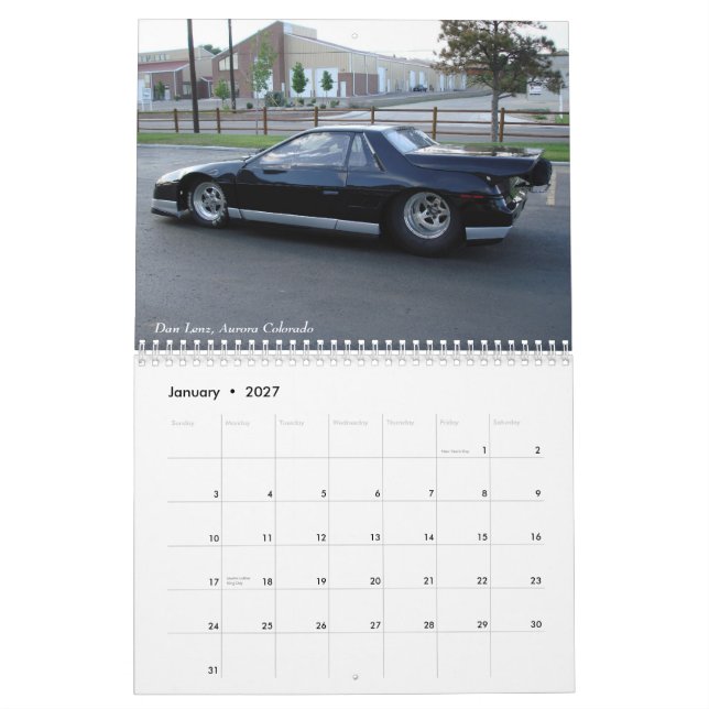 Calendário Milha Fieros alto, 2010 (Jan 2027)