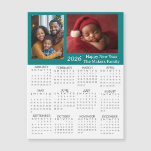 Calendário Mini Personalizado de Fotos 2026