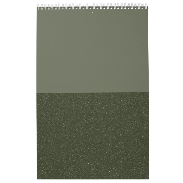 Calendário Minimalista Verde de Moisés Básico - Pe (Capa)