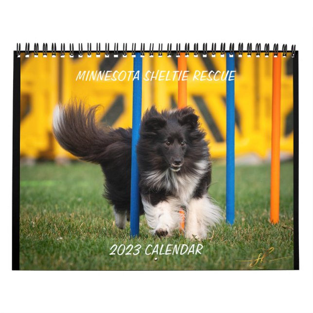 CALENDÁRIO MINNESOTA SHELTIE RESCUE 2023 (Capa)