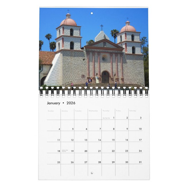 Calendário Missão Santa Barbara (Jan 2026)