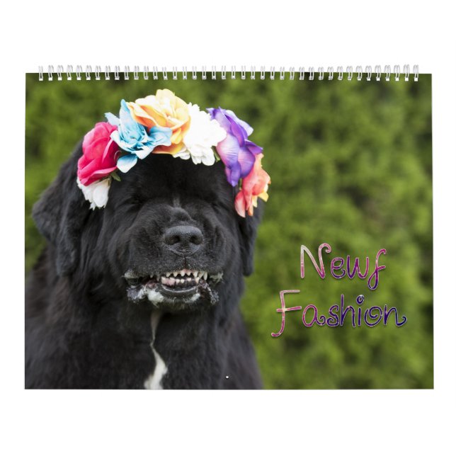 Calendário Moda Newf  (Capa)