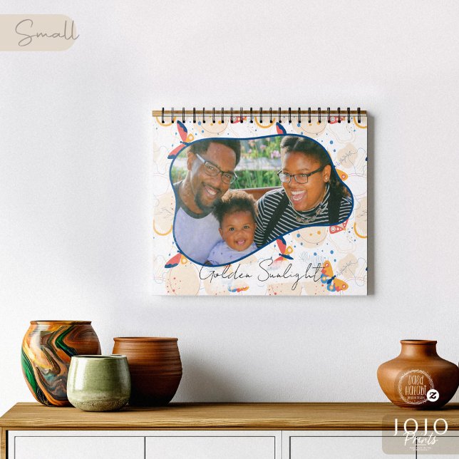 Calendário Modern Abstract Butterflies Photo Calendar 2026 (Modern Abstract Butterflies Photo Calendar 2026-Small)