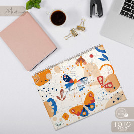 Calendário Modern Abstract Butterflies Photo Calendar 2026