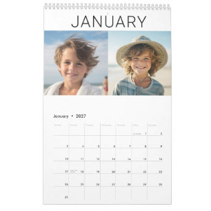 Calendário Modern Family 24 Foto - minimal preto branco