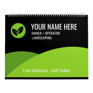 Calendário Modern Lawn Care Landscaping Business