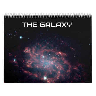 Calendário Modern Space THE GALAXY Calendar