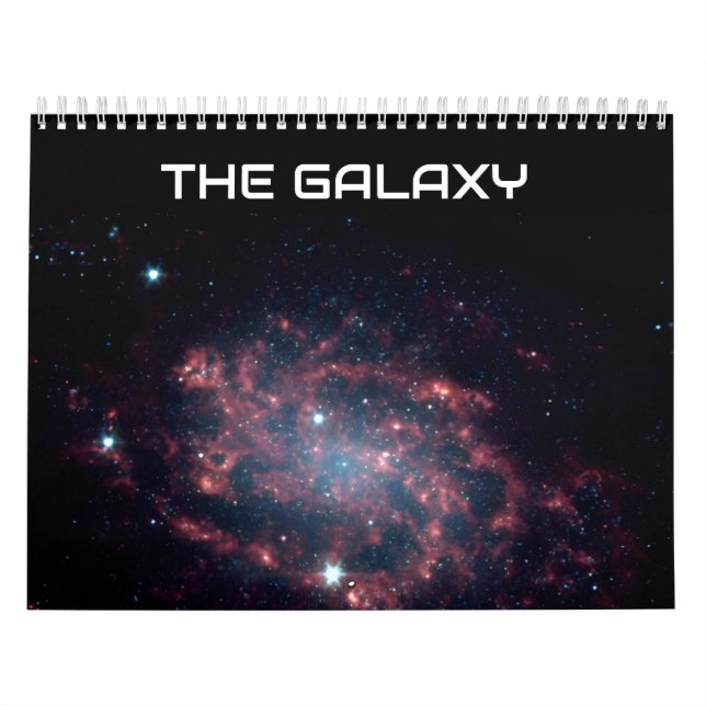 Calendário Modern Space THE GALAXY Calendar (Capa)