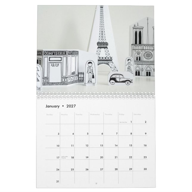 Calendário moderno do artesanato de Joel Henriques (Jan 2027)