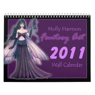 Calendário Molly Harrison 2011 Fantasy Art Calendar