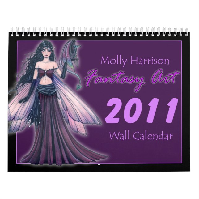 Calendário Molly Harrison 2011 Fantasy Art Calendar (Capa)