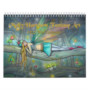 Calendário Molly Harrison 2022 Fantasy Art Calendar