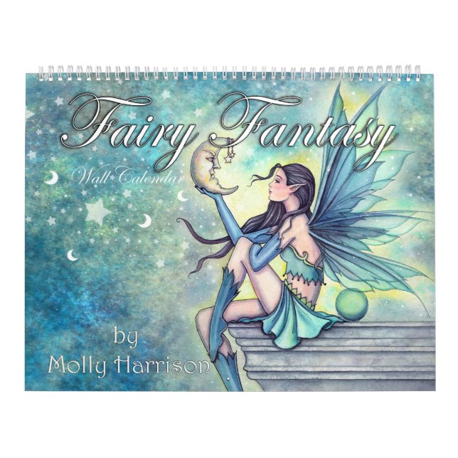 Calendário Molly Harrison Fairy Calendar Fantasy Art (Capa)