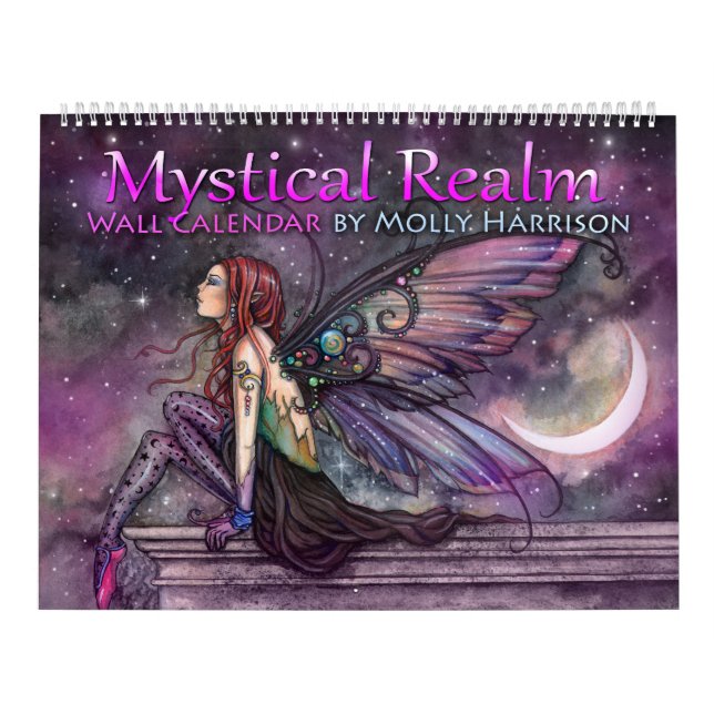 Calendário Molly Harrison Fantasy Fairy Calendar (Capa)