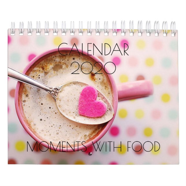 CALENDÁRIO "MOMENTOS COM COMIDA" 2020 (Capa)
