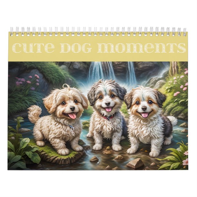 Calendário Momentos de cão bonitos (Capa)