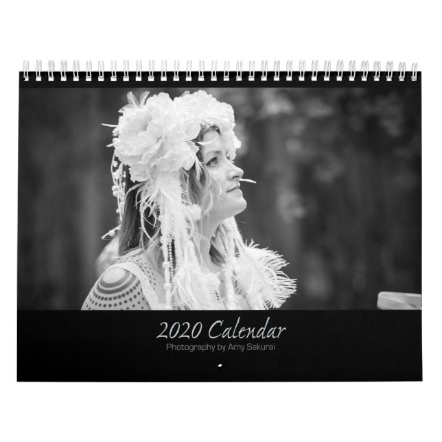 Calendário Monocromático de Amy em 2020 (Capa)