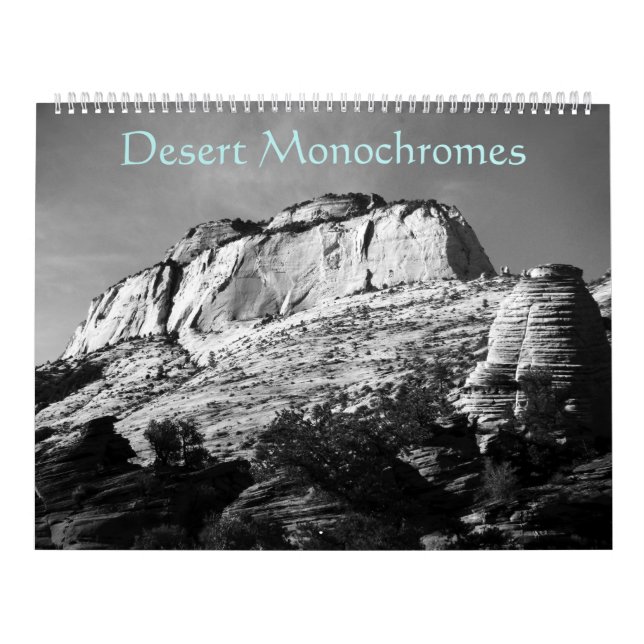 Calendário Monocromos do Deserto (Calendário) (Capa)