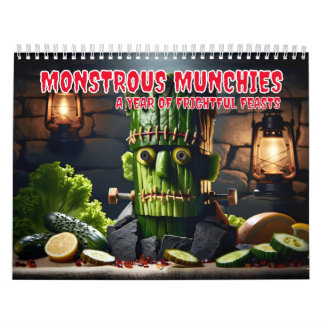 Calendário Monstros Munchies: Um Ano de Banquetes Assustadore