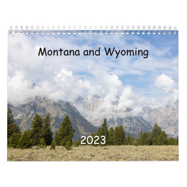 Calendário Montana e Wyoming Calendar (Capa)