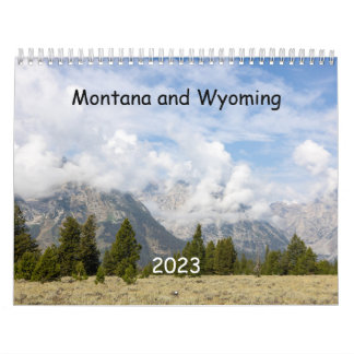 Calendário Montana e Wyoming Calendar