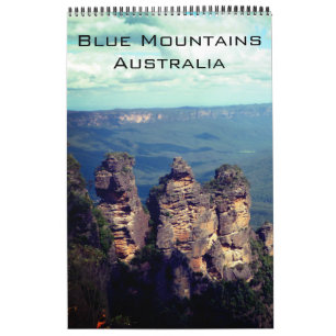 Calendário montanhas azuis austrália